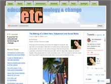 Tablet Screenshot of etcjournal.com